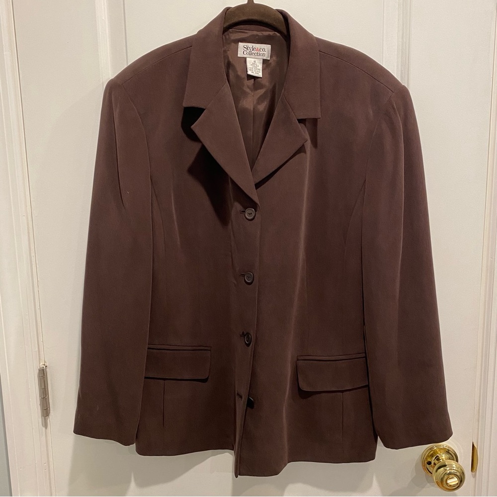Style & Co Collection 100% Silk Women’s Blazer